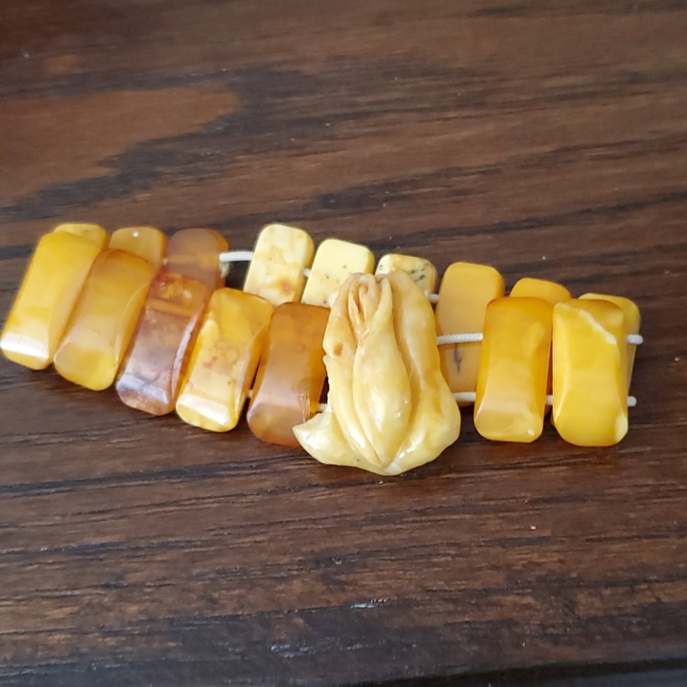 VINTAGE AMBER SET - Picture 6 of 10